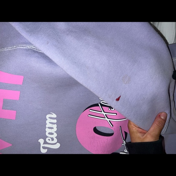 Shadow Hill ski Racing team crewneck. purple size L - Picture 3 of 5